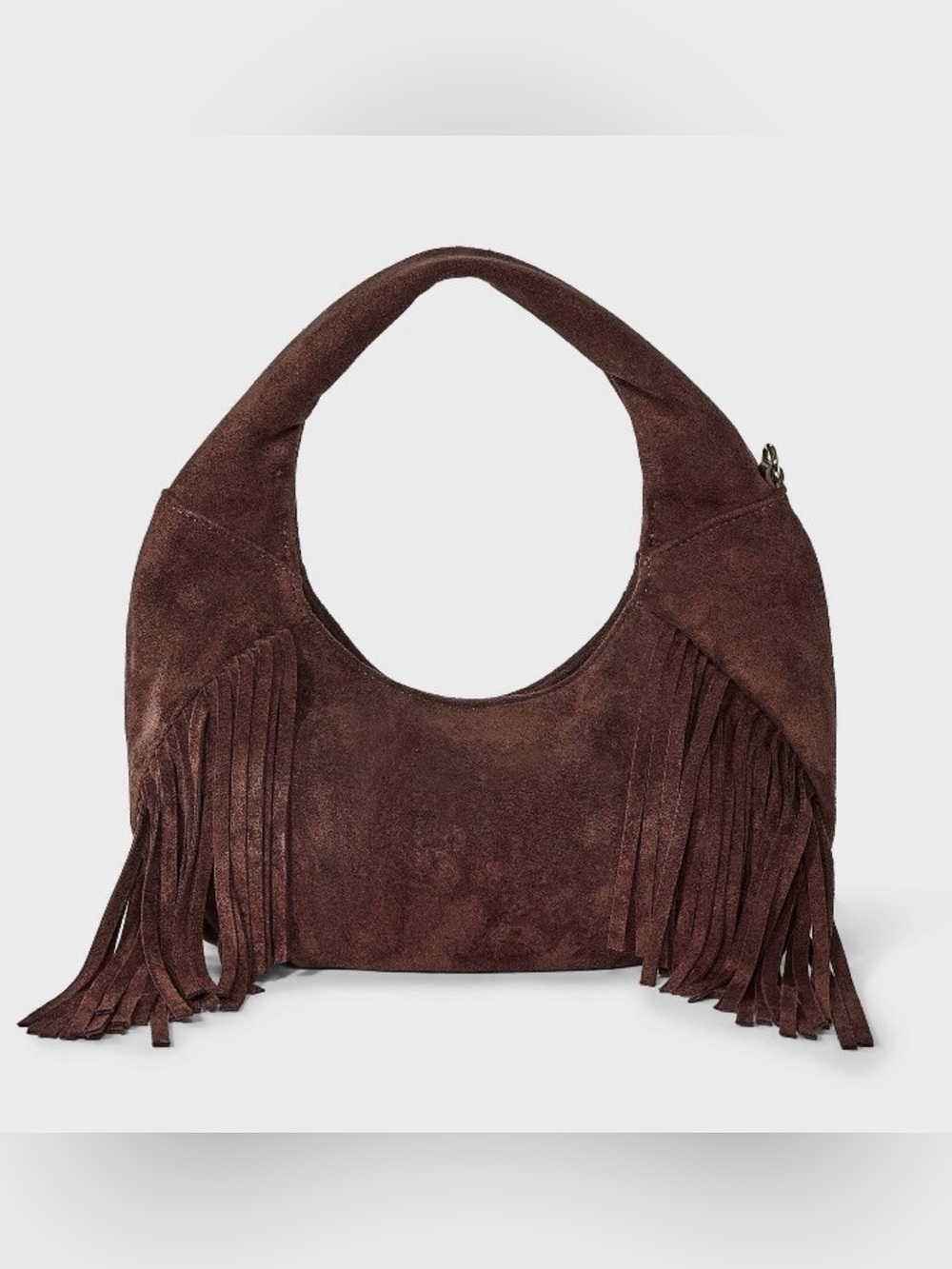 Soft Fringe Crescent Handbag - Universal
Thread™ Brown Hobo Purse